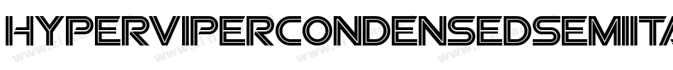 HyperViperCondensedSemiital-PKKLZ字体转换