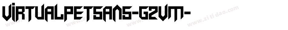 VirtualPetSans-Gzvm字体转换