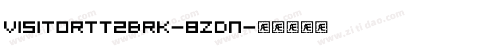 VisitorTt2Brk-8zdn字体转换