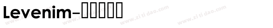 Levenim字体转换