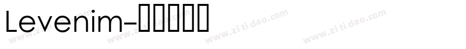 Levenim字体转换