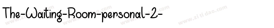 The-Waiting-Room-personal-2字体转换