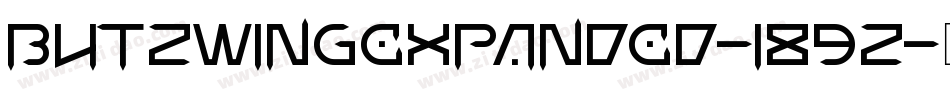 BlitzwingExpanded-189Z字体转换