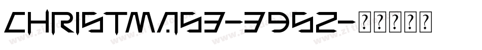 Christmas3-395z字体转换