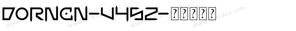 Dornen-V45Z字体转换