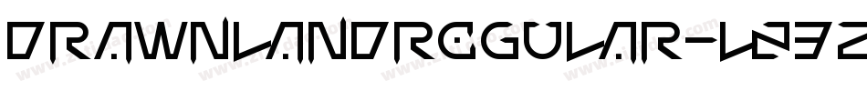 DrawnlandRegular-L23Z字体转换