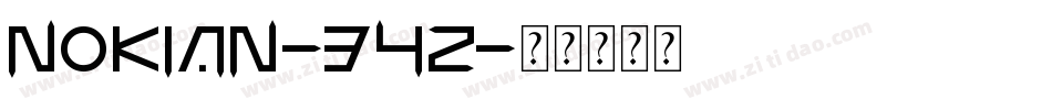 Nokian-34z字体转换