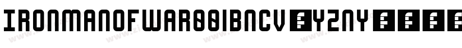 IronManOfWar001BNcv-yZnY字体转换