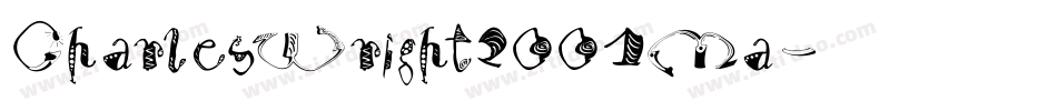 CharlesWright2001Ma字体转换