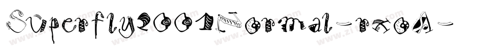 Superfly2001Normal-rxoA字体转换