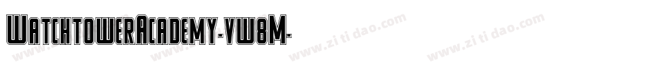 WatchtowerAcademy-vw8M字体转换