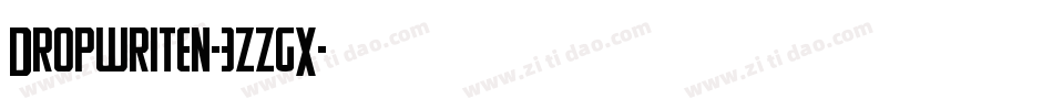 Dropwriten-3zzgX字体转换