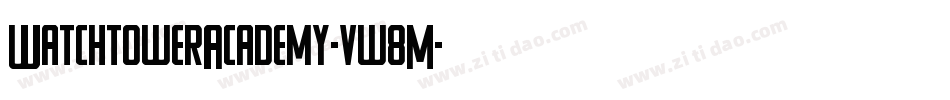 WatchtowerAcademy-vw8M字体转换