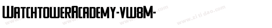 WatchtowerAcademy-vw8M字体转换