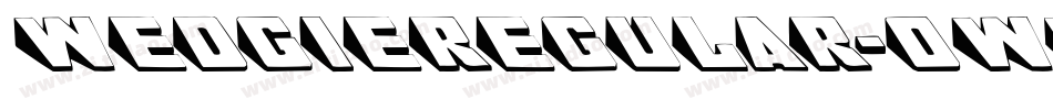 WedgieRegular-0WP4字体转换