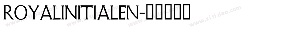 RoyalInitialen字体转换