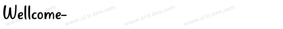 Wellcome字体转换