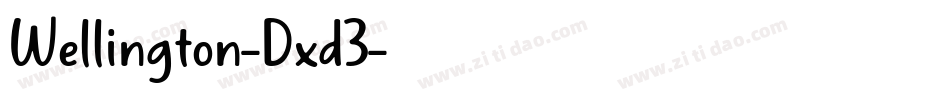 Wellington-Dxd3字体转换