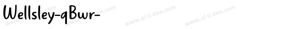 Wellsley-qBwr字体转换