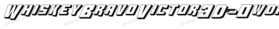 WhiskeyBravoVictor3D-0wdr字体转换