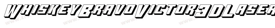 WhiskeyBravoVictor3DLaser-eaMO字体转换