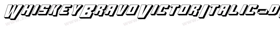 WhiskeyBravoVictorItalic-dWOl字体转换 WhiskeyBravoVictorItalic-dWOl字体转换