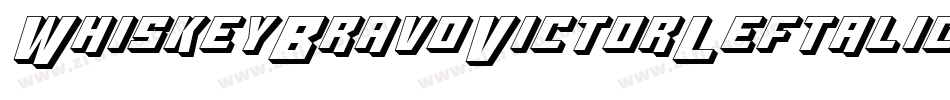WhiskeyBravoVictorLeftalic-XwZ2字体转换