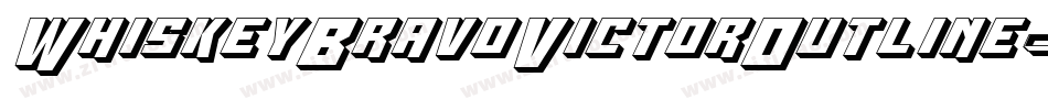 WhiskeyBravoVictorOutline-gOl3字体转换