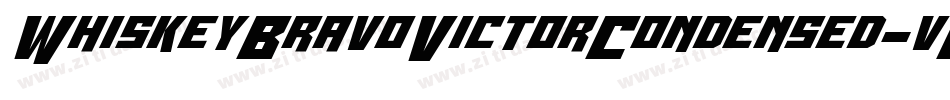 WhiskeyBravoVictorCondensed-v6RZ字体转换 WhiskeyBravoVictorCondensed-v6RZ字体转换