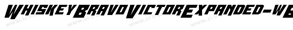 WhiskeyBravoVictorExpanded-w6B2字体转换 WhiskeyBravoVictorExpanded-w6B2字体转换