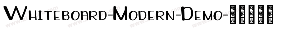 Whiteboard-Modern-Demo字体转换
