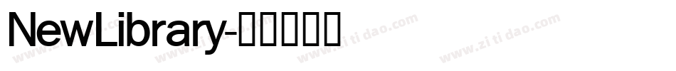 NewLibrary字体转换