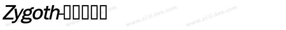 Zygoth字体转换