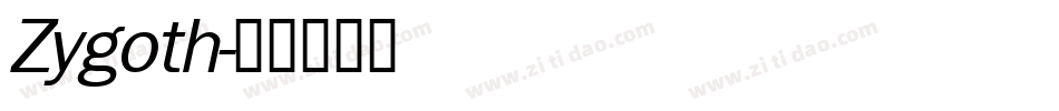 Zygoth字体转换
