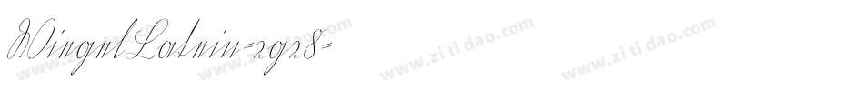 WiegelLatein-2g28字体转换