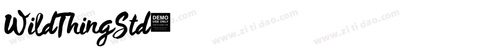 WildThingStd字体转换