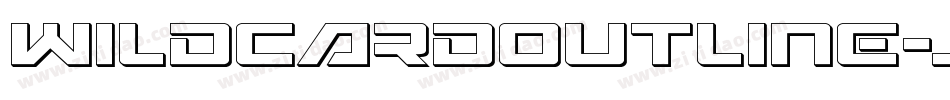 WildcardOutline-jzj0字体转换