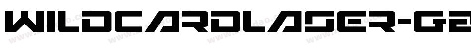 WildcardLaser-G2rg字体转换