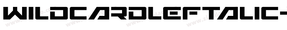 WildcardLeftalic-YZv4字体转换