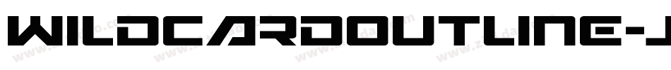 WildcardOutline-jzj0字体转换