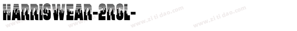 HarrisWear-2rgl字体转换