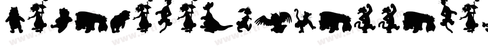 Mixed-Silhouettes-Free-vol-3字体转换