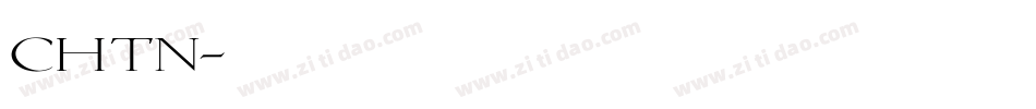 CHTN字体转换