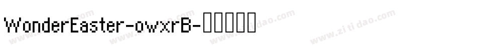 WonderEaster-owxrB字体转换