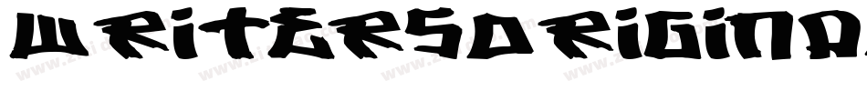 WritersOriginal-r7x字体转换