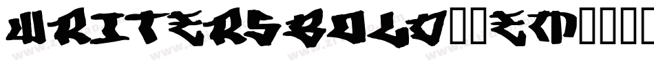 WritersBold-8EM字体转换