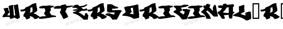 WritersOriginal-r7x字体转换