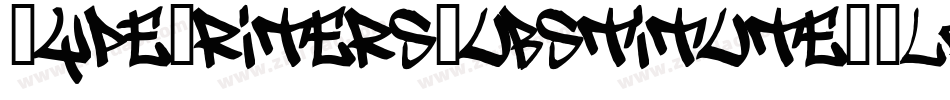 TypeWritersSubstitute-Black字体转换