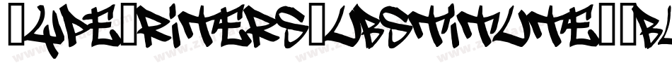 TypeWritersSubstitute-Oblique字体转换