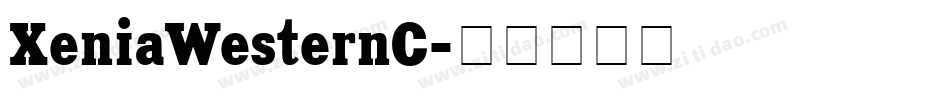 XeniaWesternC字体转换